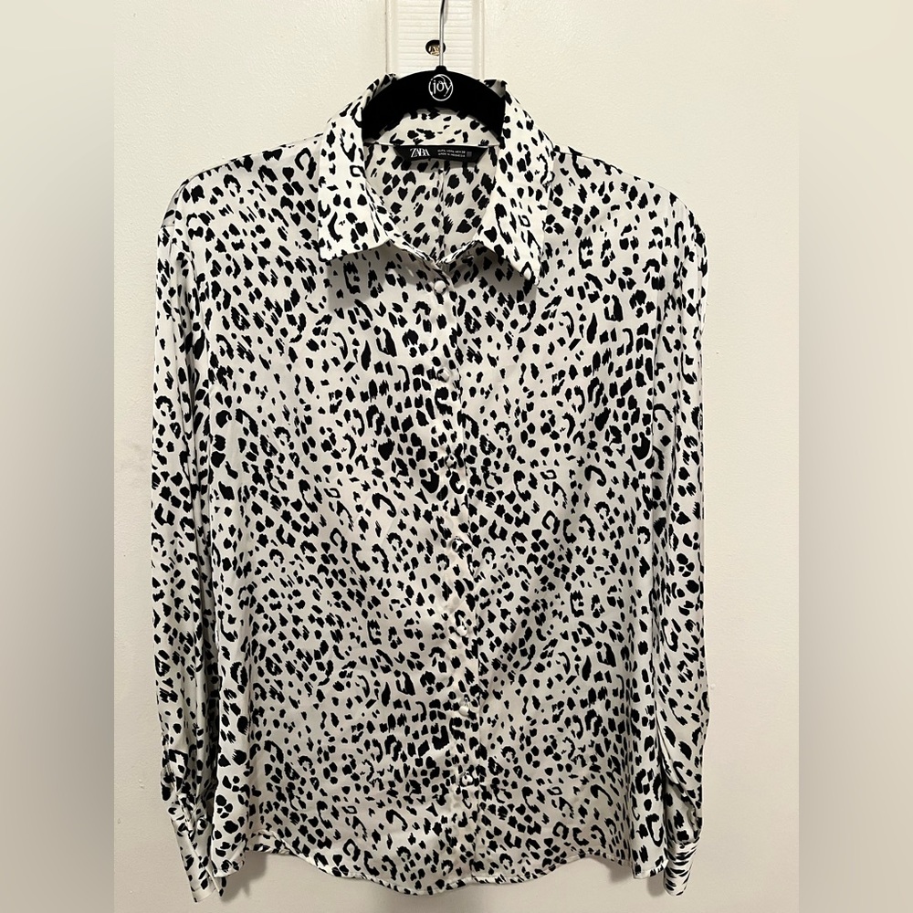 Zara Animal Print Blouse | Sz. L | Gently used